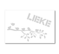Sjabloon - Verfsjabloon met tak 60x40 cm