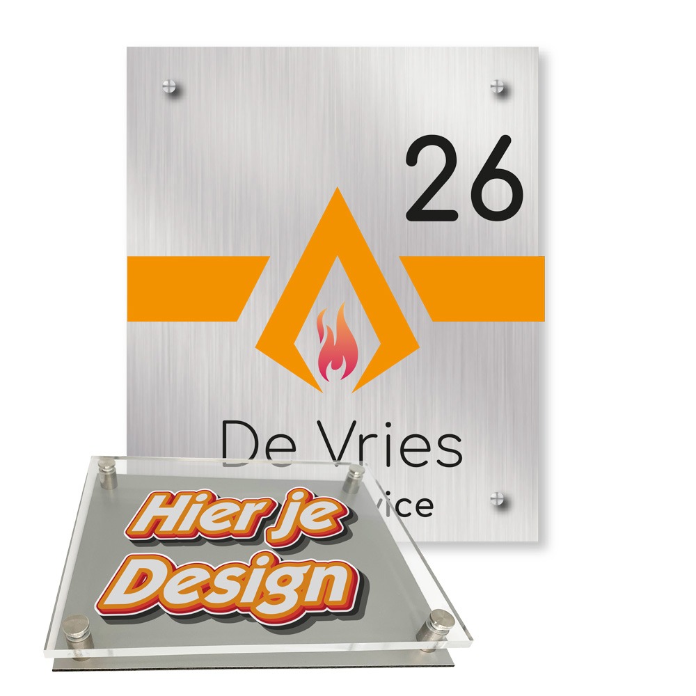 Firmenschilder Vetro Line | 250x300 mm