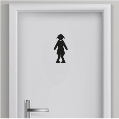 Toilet sticker Vrouw 9